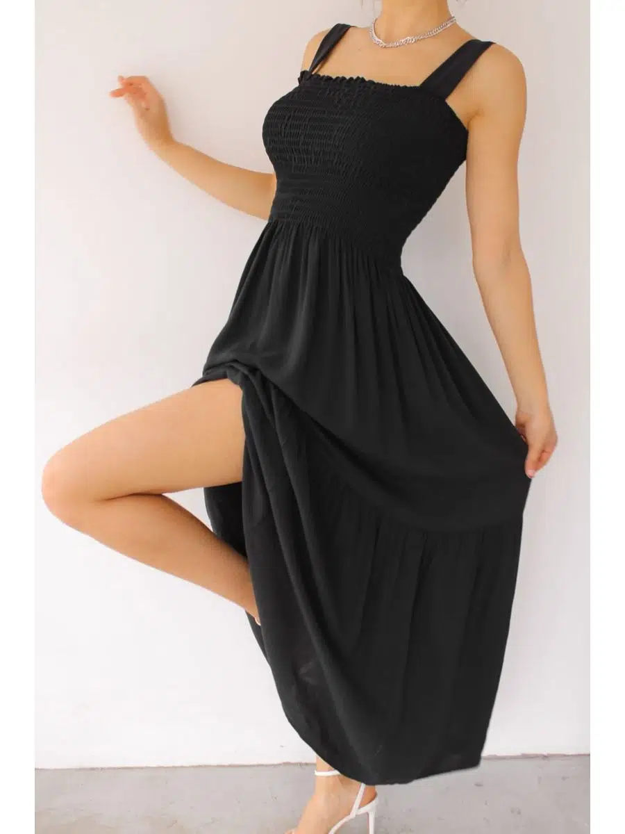 Gipeli Askılı Kat Elbise Hera Keten Kumaş (135cm) (Renk Seçenekli)