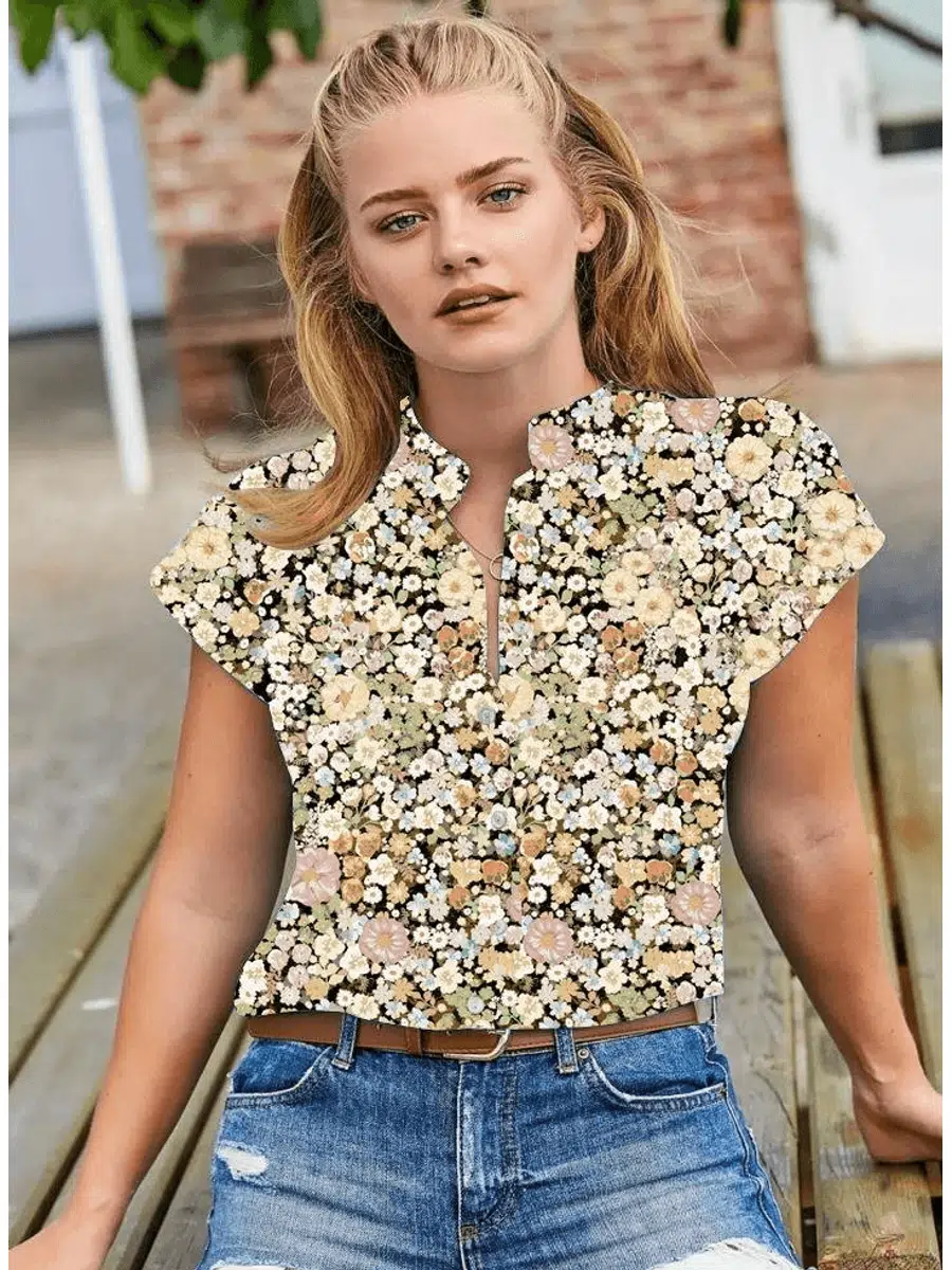 Moskrep Kumaş Hakim Yaka Kısa Kollu Gömlek 60cm (6/10)