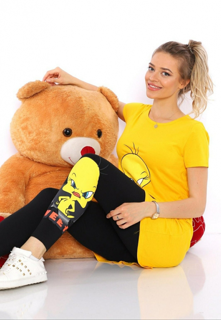 Tweety Baskılı İkili Takım